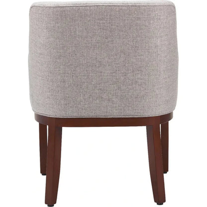 Berbera Wood Gray Arm Dining Chair