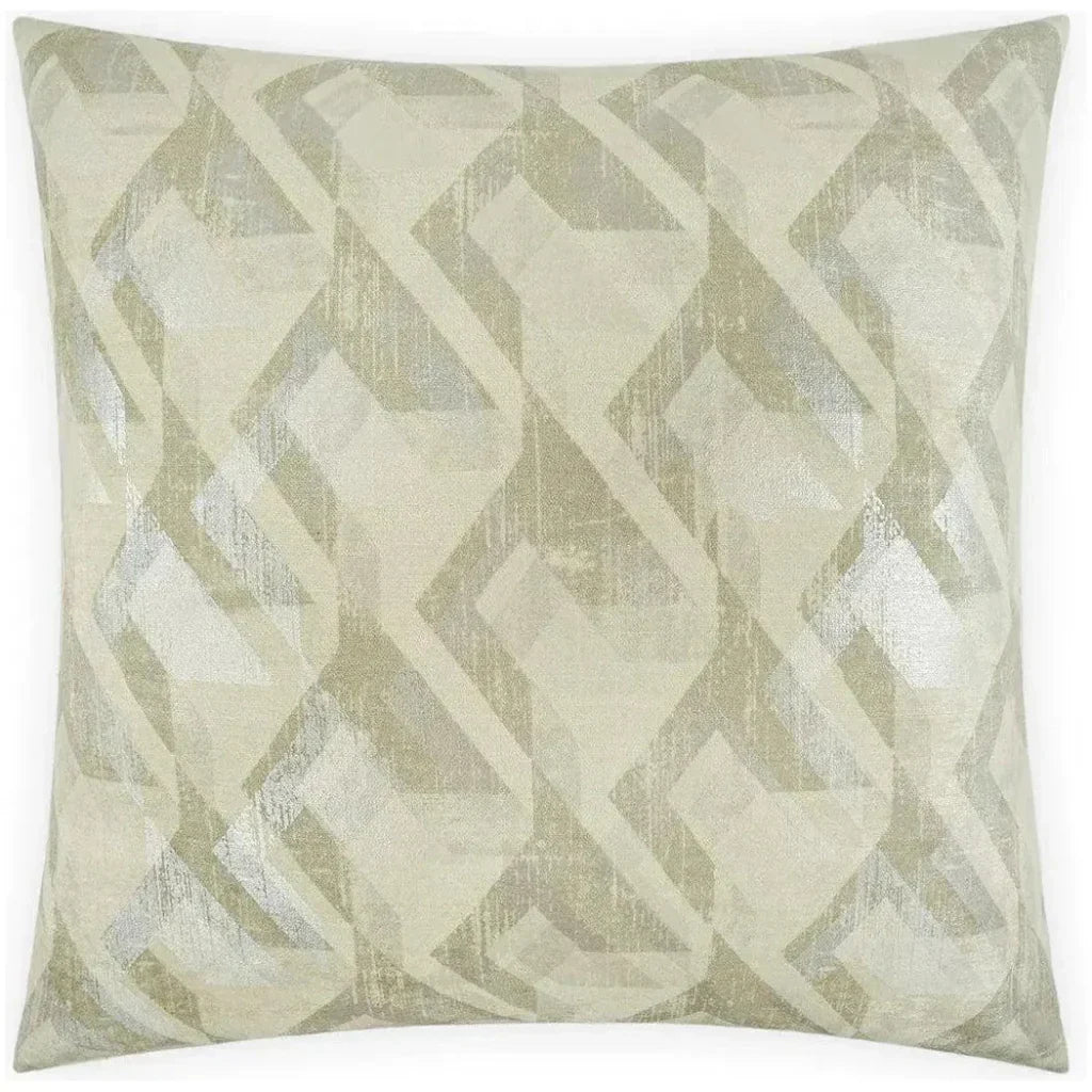 Berto Platinum Green Throw Pillow Insert