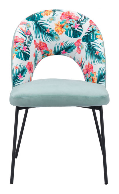 Bethpage Printed Fabric Dining Chair 2PC