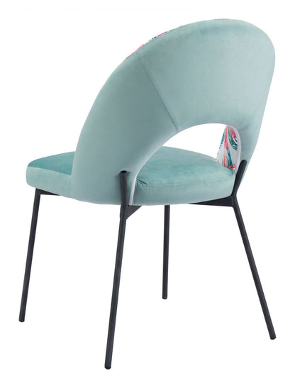 Bethpage Printed Fabric Dining Chair 2PC