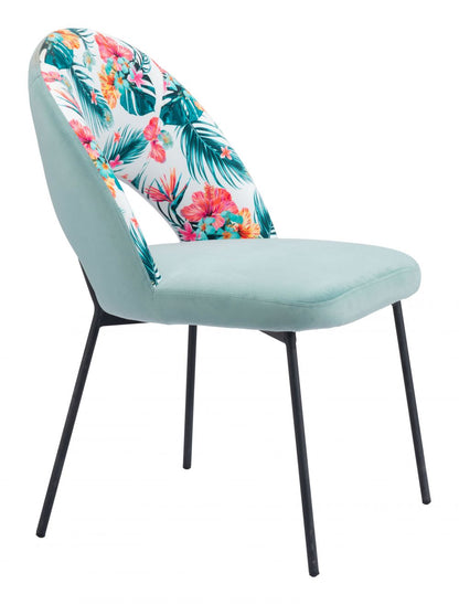 Bethpage Printed Fabric Dining Chair 2PC