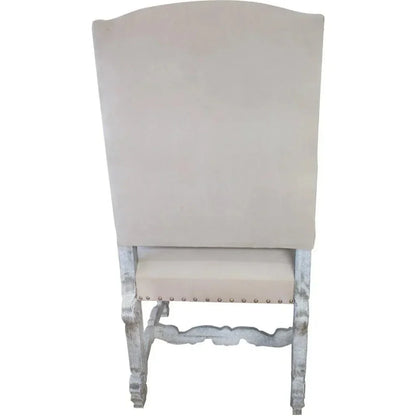 Bianca Carved White Dining Chair