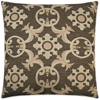 Biblos Black Throw Pillow With Insert