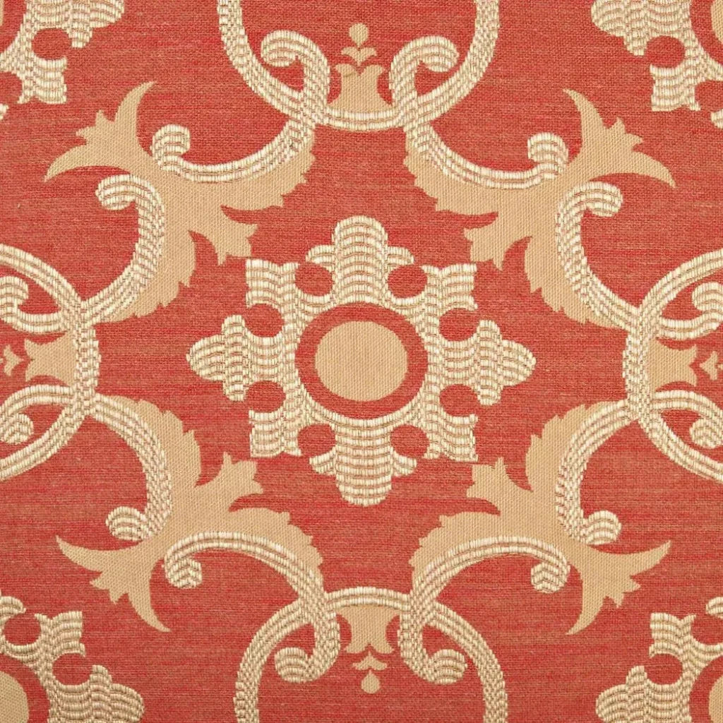 Biblos Red Throw Pillow With Insert