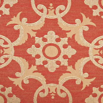 Biblos Red Throw Pillow With Insert