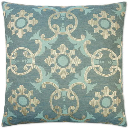 Biblos Turquoise Throw Pillow With Insert