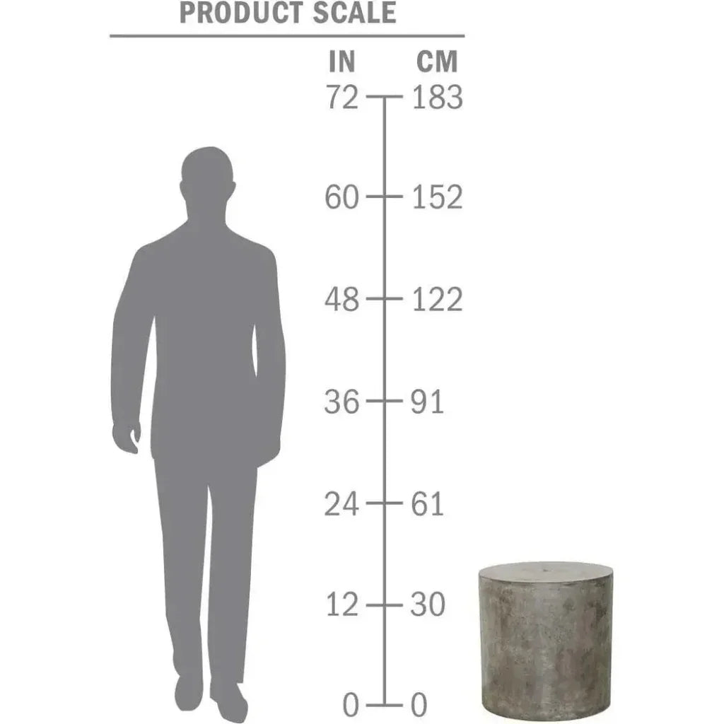 Bill Accent Table - Slate Grey Outdoor End Table