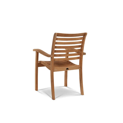 Birmingham Teak Patio Rectangular Dining Set 7PC
