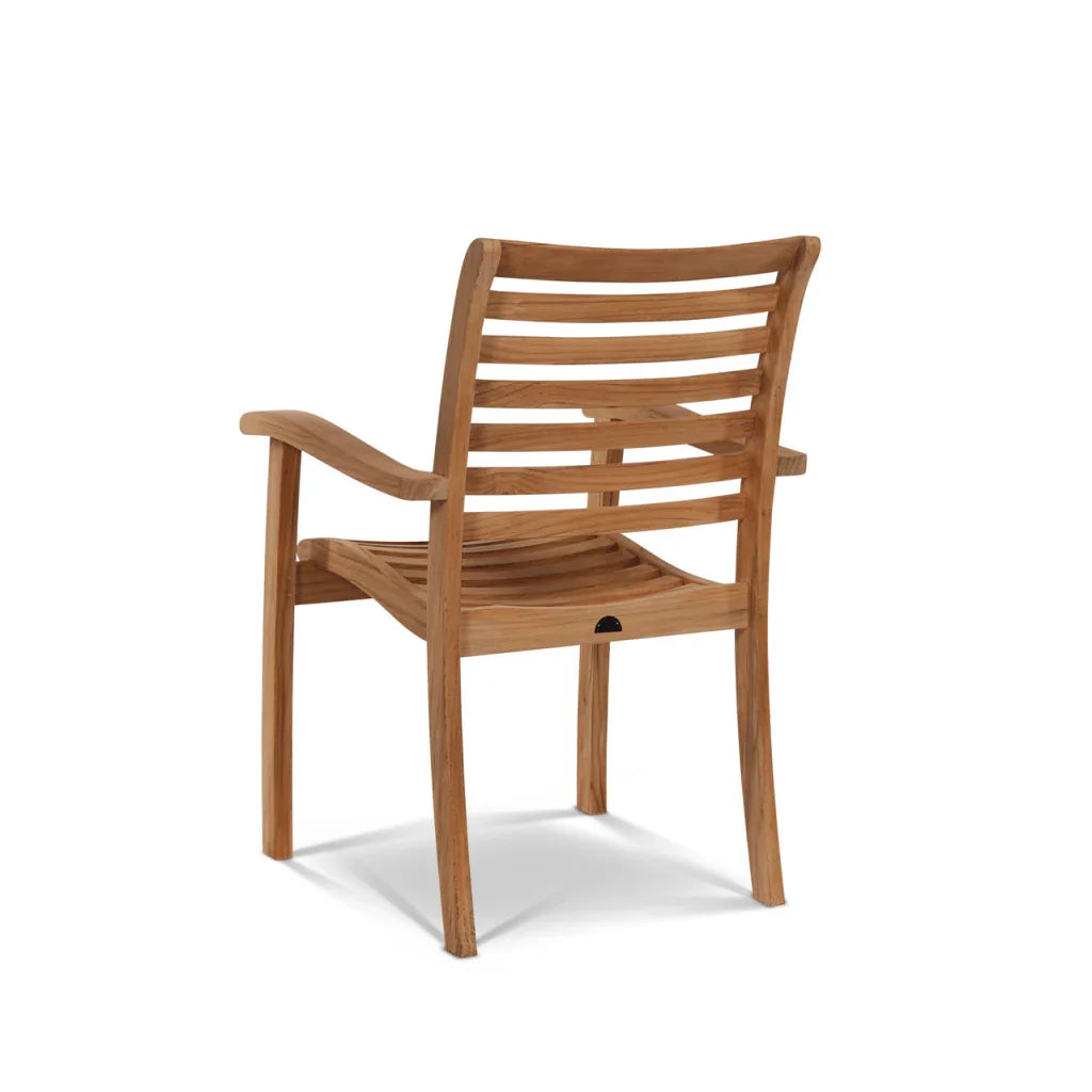 Birmingham Teak Patio Square Dining Set 5PC