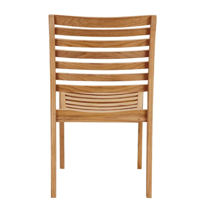 Birmingham Teak Stackable Patio Dining Chair 4PC