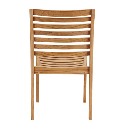 Birmingham Teak Stackable Patio Dining Chair 4PC