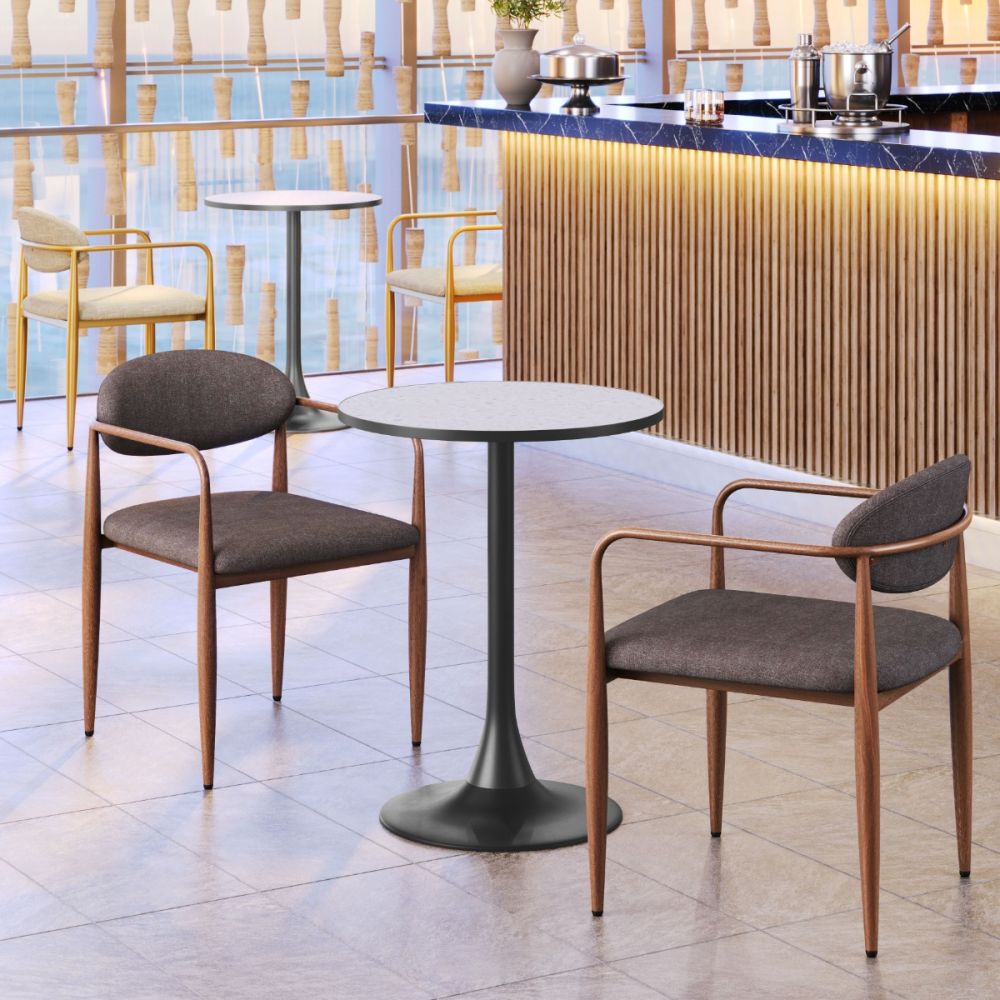Bite Steel base Round Bistro Table