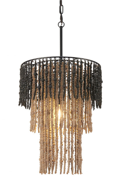 Bizu Steel Black Ceiling Lamp