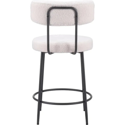 Blanca Counter Stool (Set of 2) Ivory