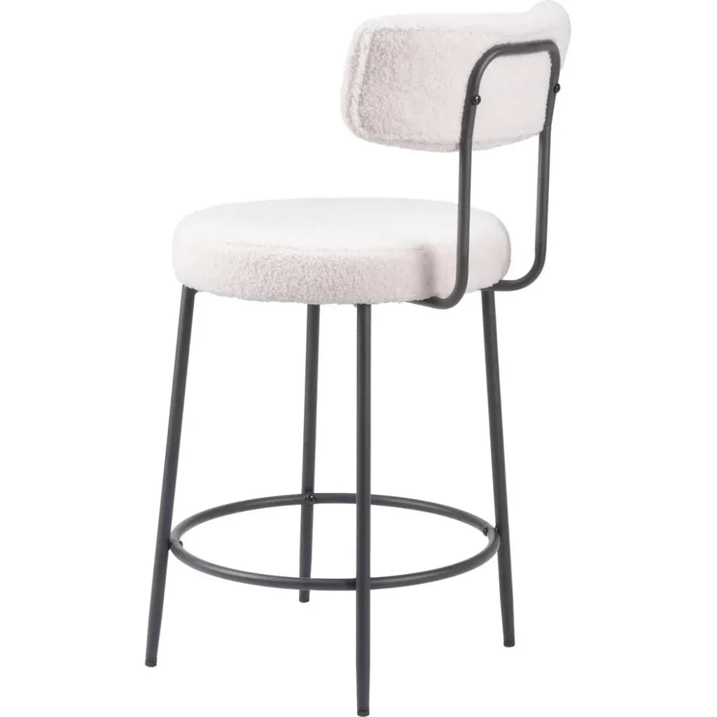 Blanca Counter Stool (Set of 2) Ivory