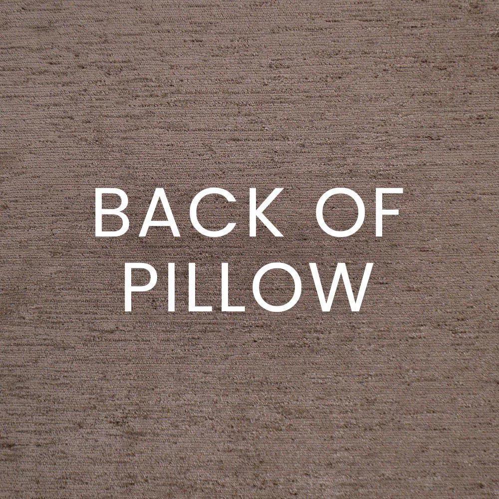 Blaze Brown Throw Pillow With Insert