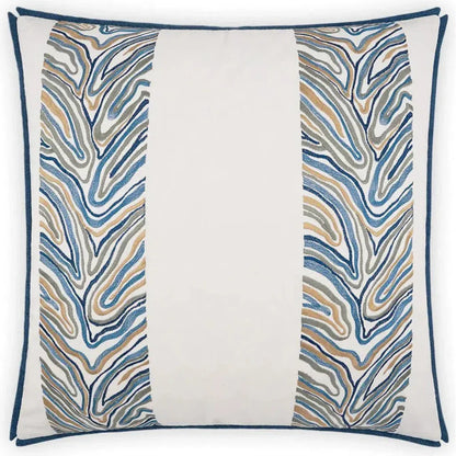 Blue Jungle Blue Throw Pillow With Insert