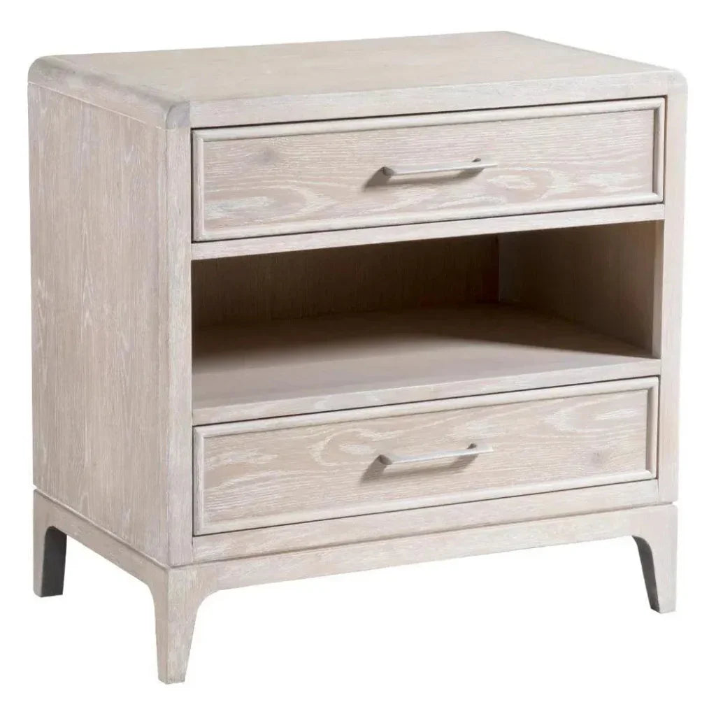 Bodhi 2-Drawer Open Nightstand with USB