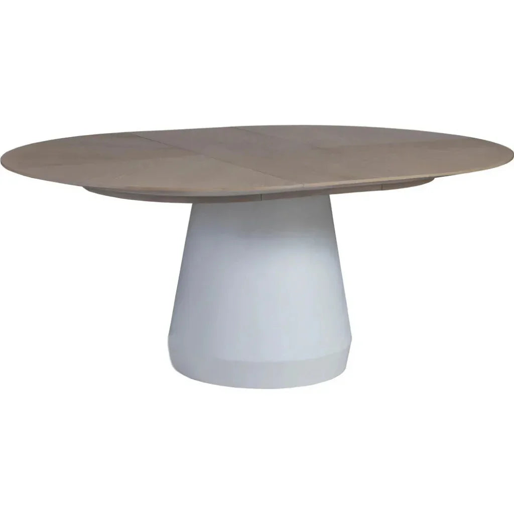Bodhi 54-72 Round Extendable Table with MIXED Chairs 5PC Set