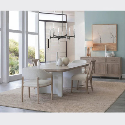 Bodhi 84-104 Extending Dining Table with MIXED Chairs 5PC