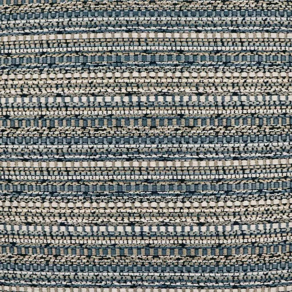 Bodhi Azure Stripes Slate Large Throw Pillow Insert