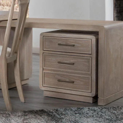 Bodhi Rotating Desk & Mobile File Cabinet 2-Piece Set