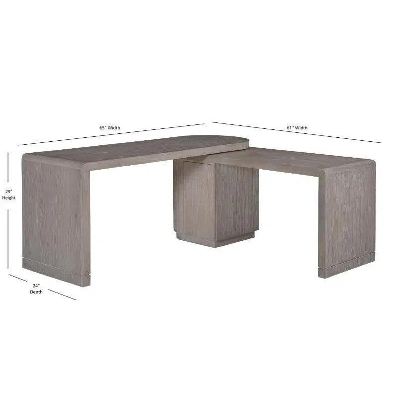Bodhi Rotating Desk & Mobile File Cabinet 2-Piece Set