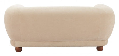 Boet Cream Fabric Loveseat