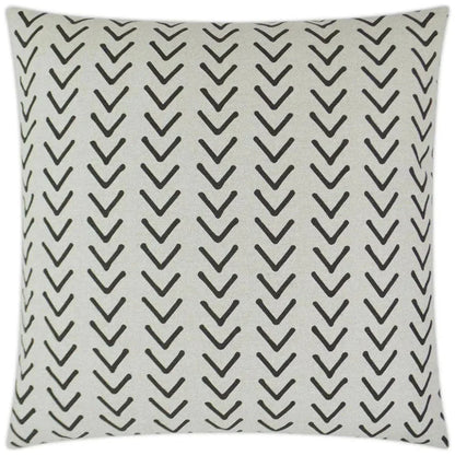 Boheme Flax Black Throw Pillow With Insert