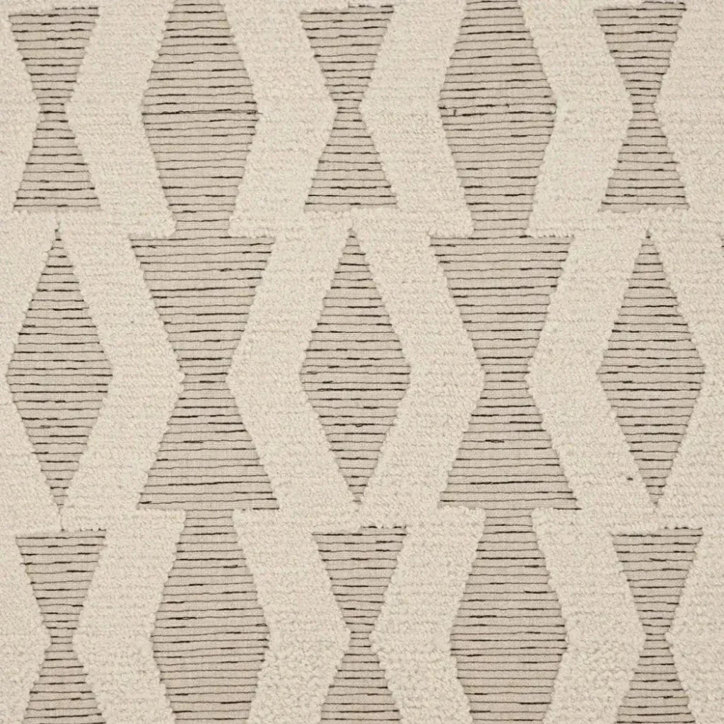 Bold Appeal Cream Geometric Large Throw Pillow Insert