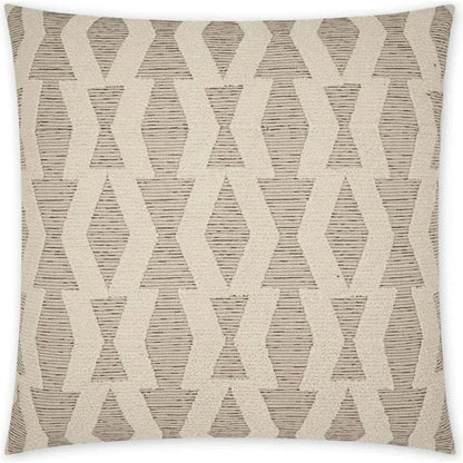 Bold Appeal Cream Geometric Large Throw Pillow Insert