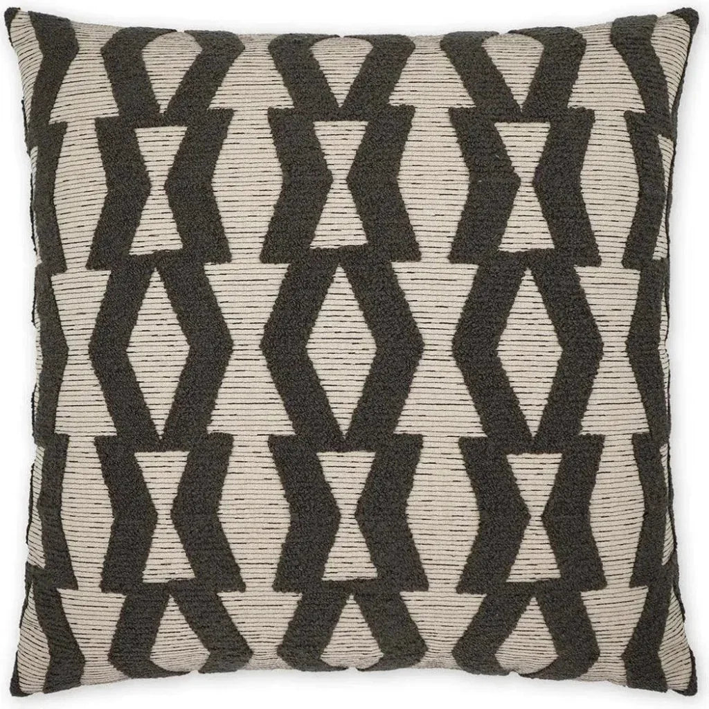 Bold Appeal Truffle Black Large Throw Pillow Insert