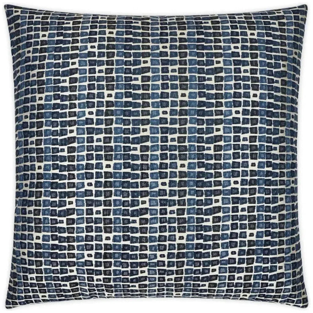 Bombay Blue Blue Navy Large Throw Pillow Insert