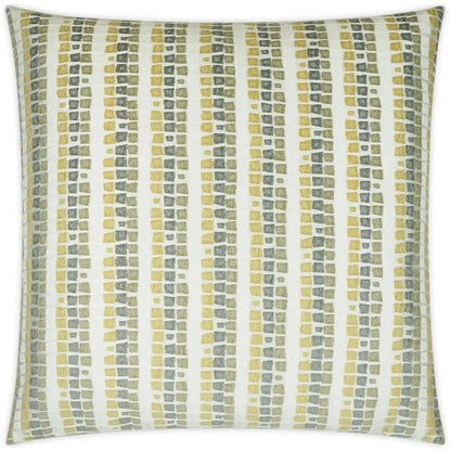 Bombay Taupe Yellow Large Throw Pillow Insert