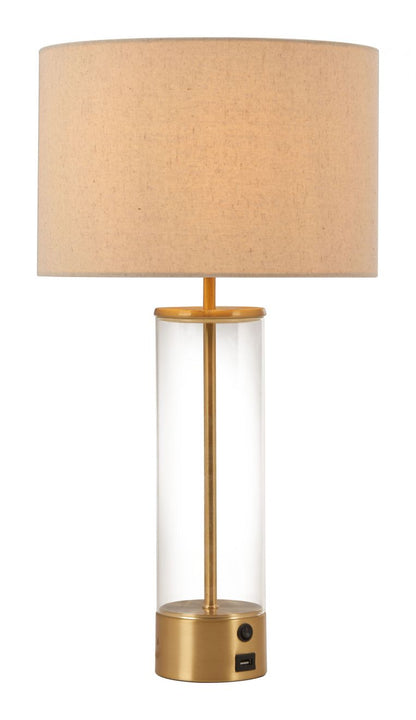 Boreal Golden Table Lamp