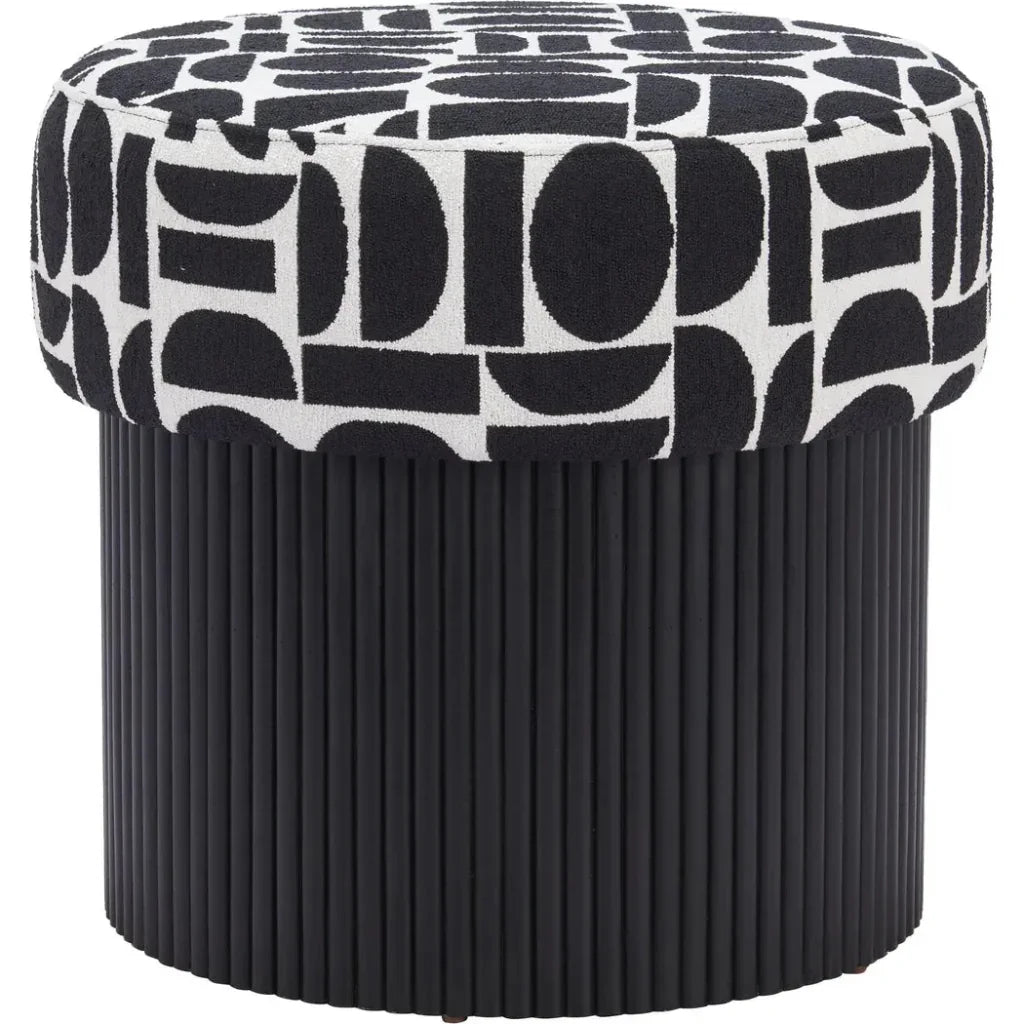 Boto Round Storage Ottoman