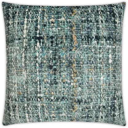 Boucle Seascape Teal Throw Pillow Insert