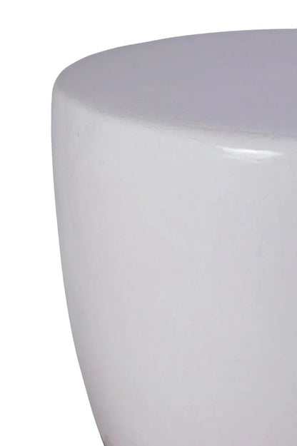 Bowness Ceramic Round Patio Accent Table