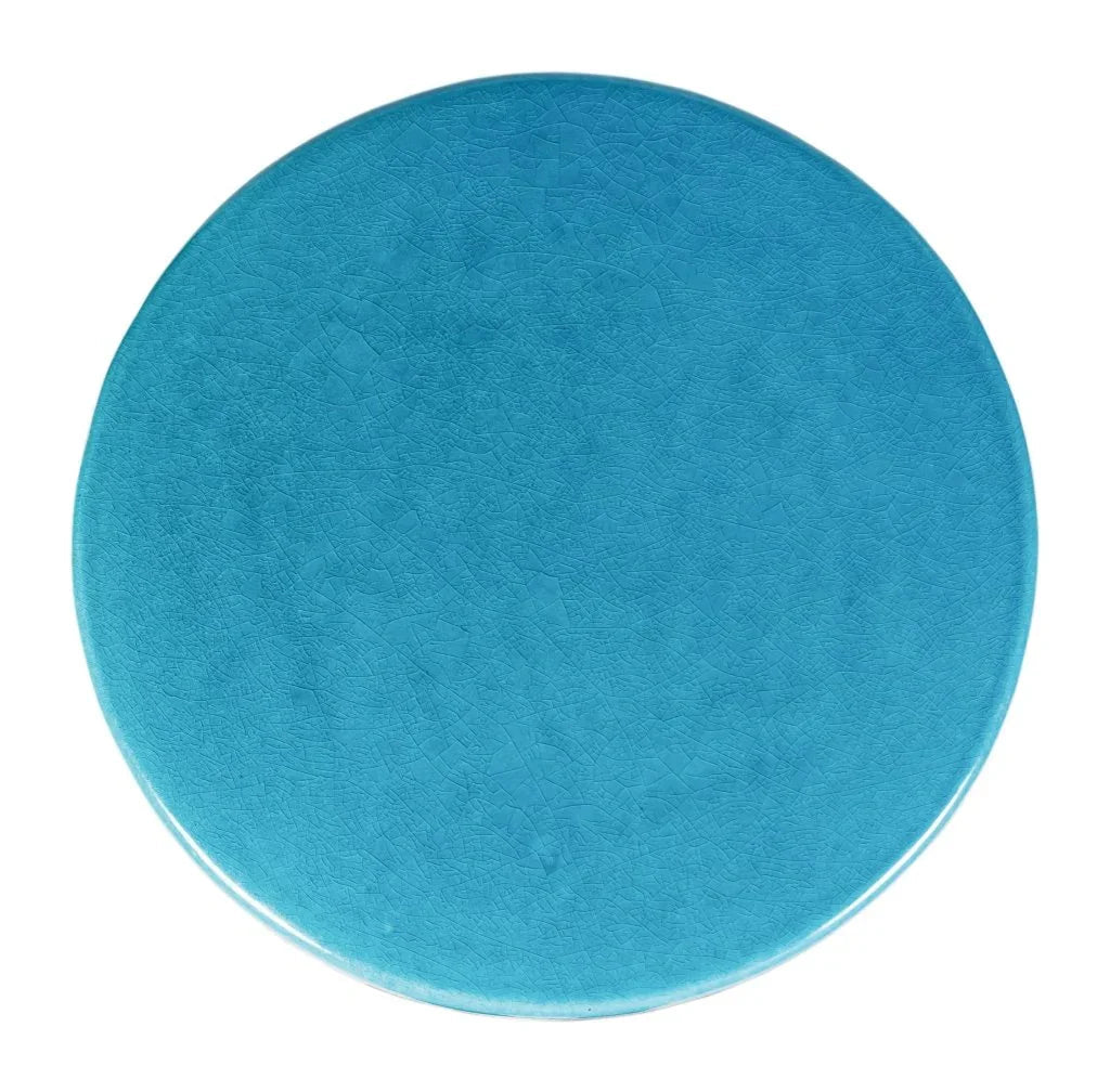 Bowness Ceramic Round Patio Accent Table