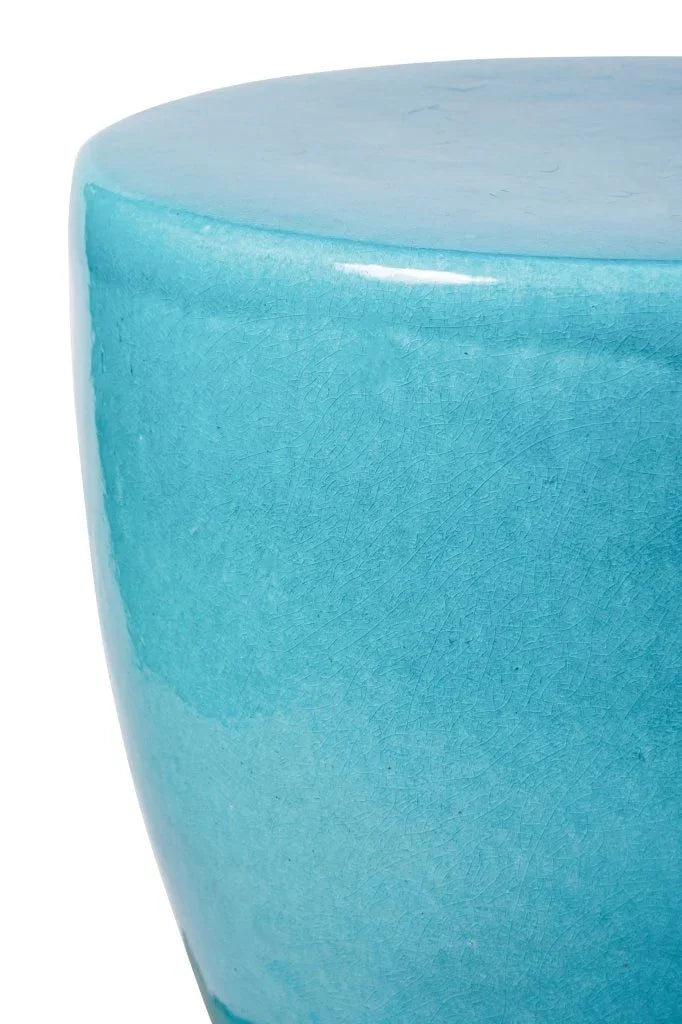 Bowness Ceramic Round Patio Accent Table