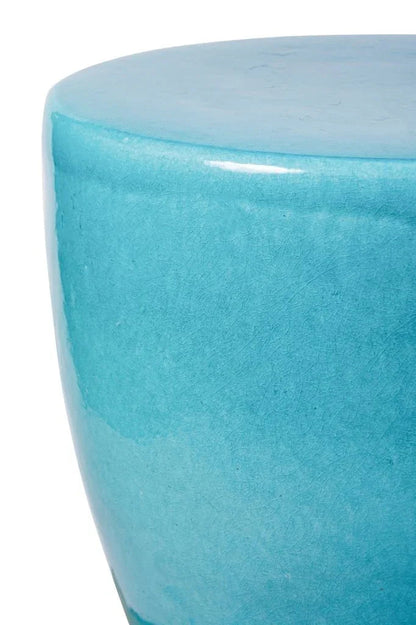 Bowness Ceramic Round Patio Accent Table