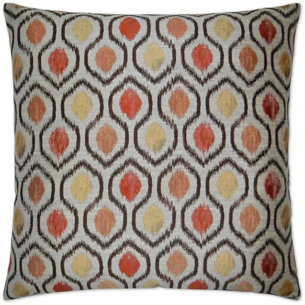 Brandon Brick Red Throw Pillow With Insert