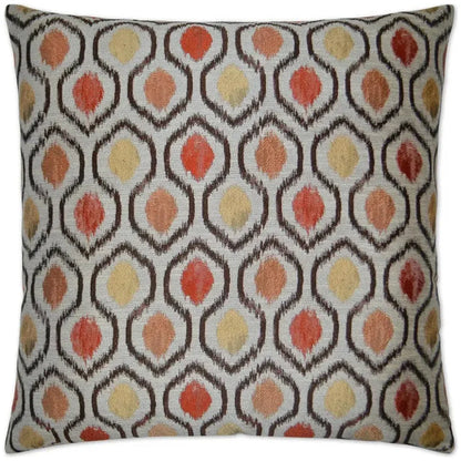 Brandon Brick Red Throw Pillow With Insert