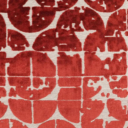 Bravura Sienna Red Throw Pillow With Insert