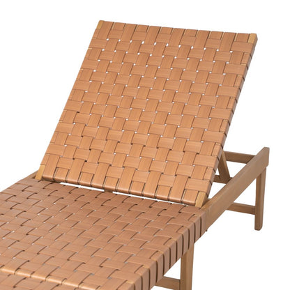 Breath Rattan Weave Outdoor Chaise Lounge