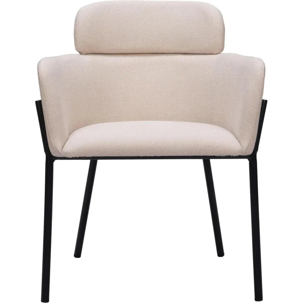Bremor Steel Dining Arm Chair 2PC