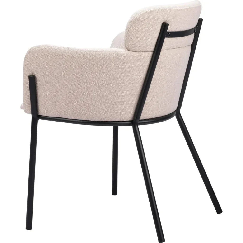 Bremor Steel Dining Arm Chair 2PC