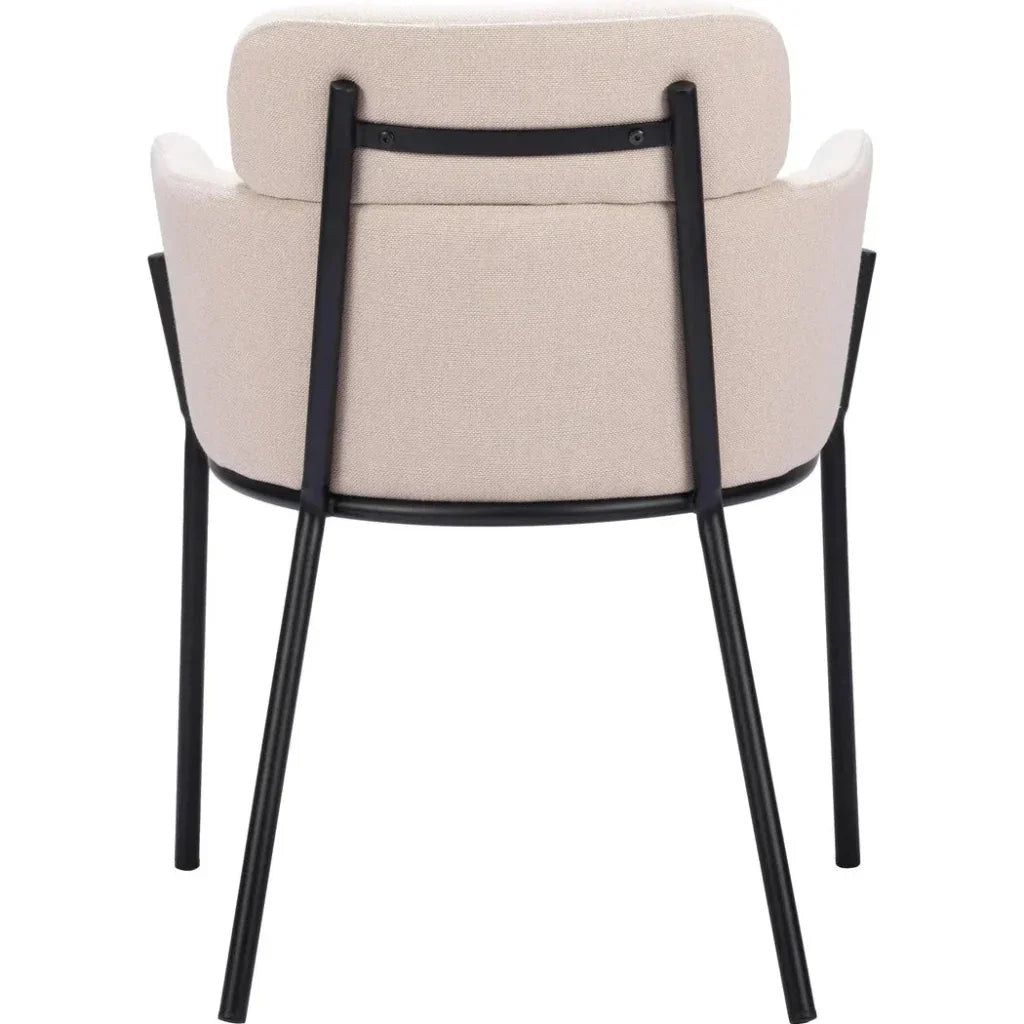 Bremor Steel Dining Arm Chair 2PC