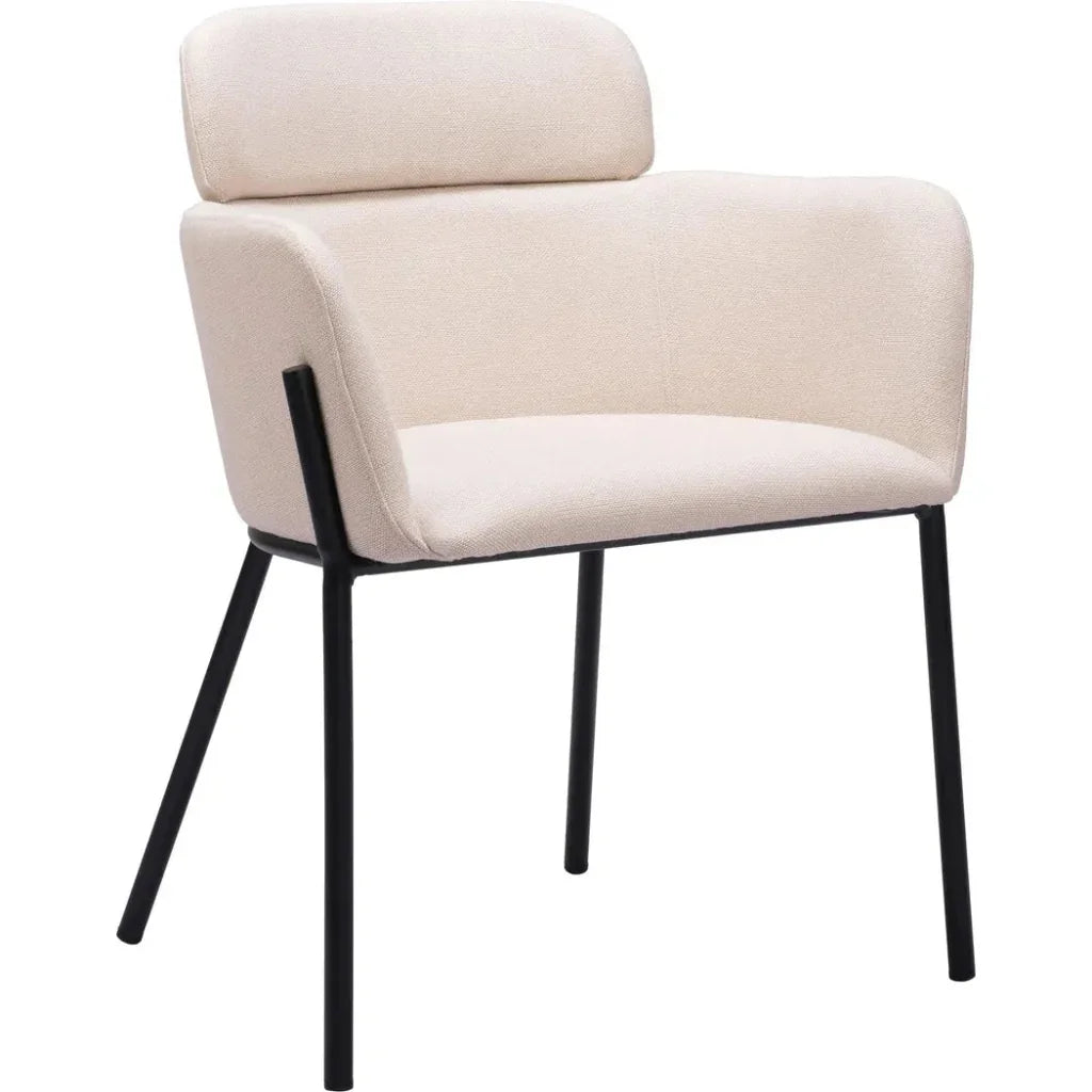 Bremor Steel Dining Arm Chair 2PC