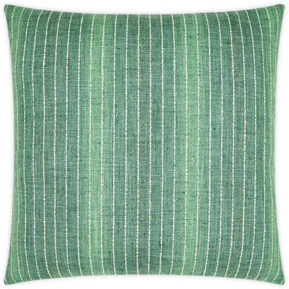 Brentwood Emerald Stripes Green Large Throw Pillow